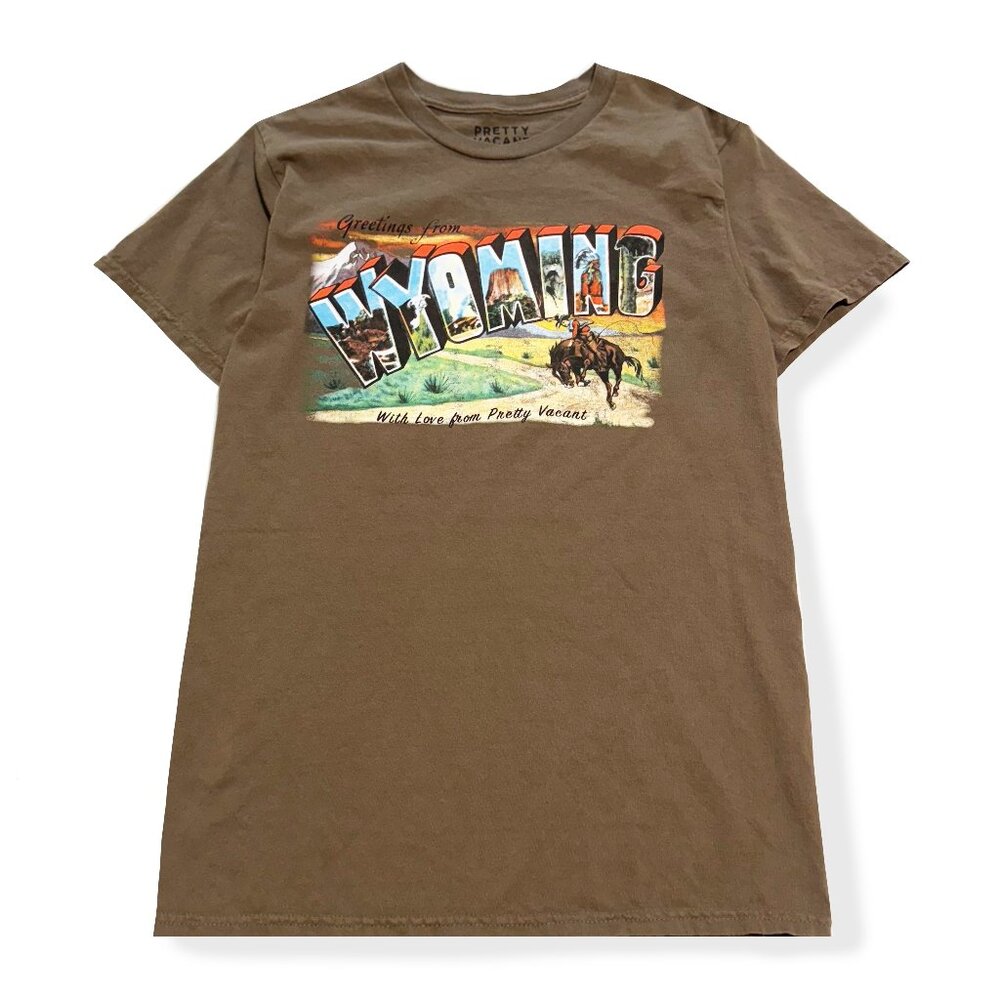 Secondhand Pretty Vacant, Wyoming T-Shirt / Western / Bucking Bronco